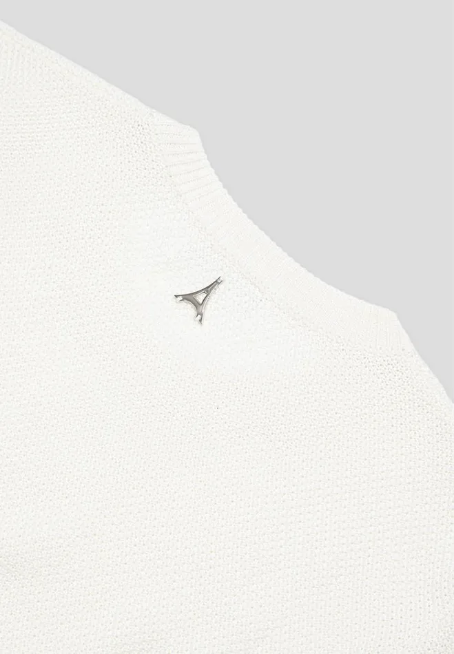 Manire De Voir Knitwear Manire De Voir Man ternel Textured Jumper 8211 Cream