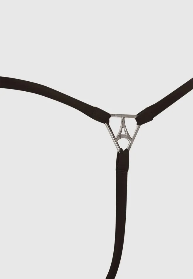 Manire De Voir Lingerie Manire De Voir Woman Mesh GString 8211 Black