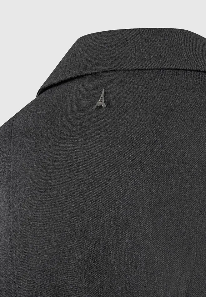 Manire De Voir Matching Sets Manire De Voir Woman Asymmetric Tailored Cropped Blazer 8211 Grey
