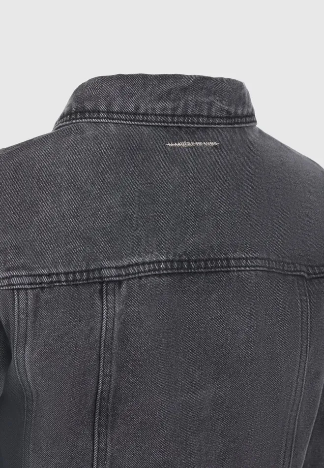 Manire De Voir Matching Sets Manire De Voir Woman Cropped Tacked Sleeve Jacket 8211 Washed Grey