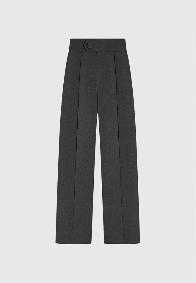 Manire De Voir Matching Sets Manire De Voir Woman High Waisted Tailored Trousers 8211 Grey
