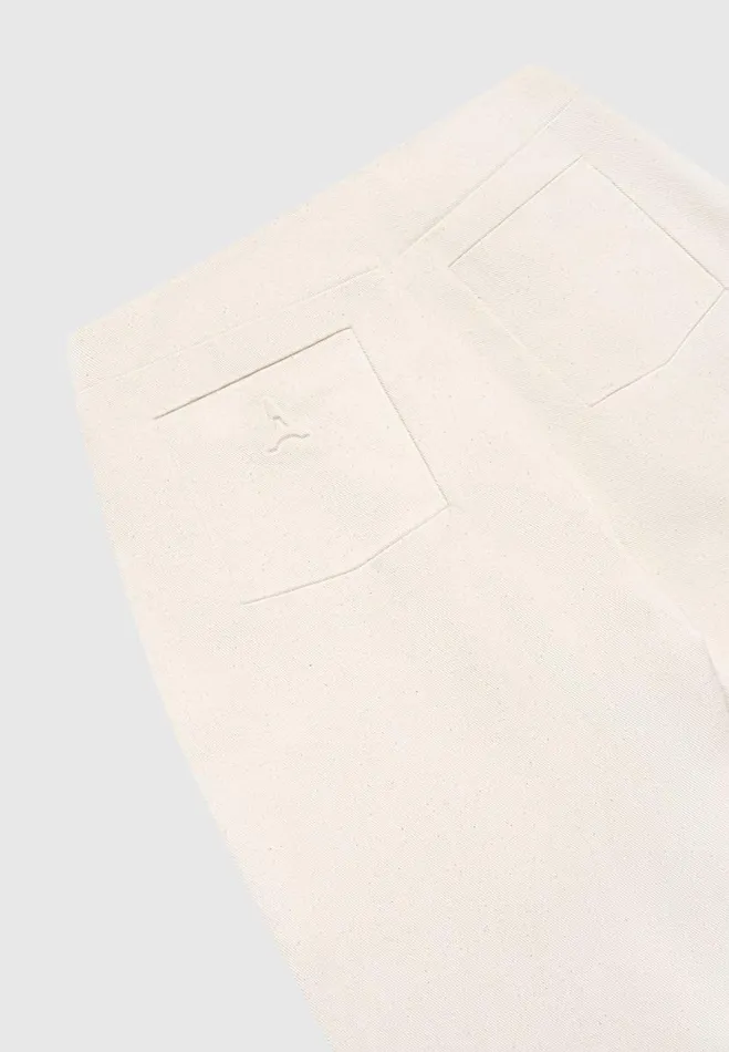 Manire De Voir Matching Sets Manire De Voir Woman Pleated Boyfriend Jeans 8211 Cream