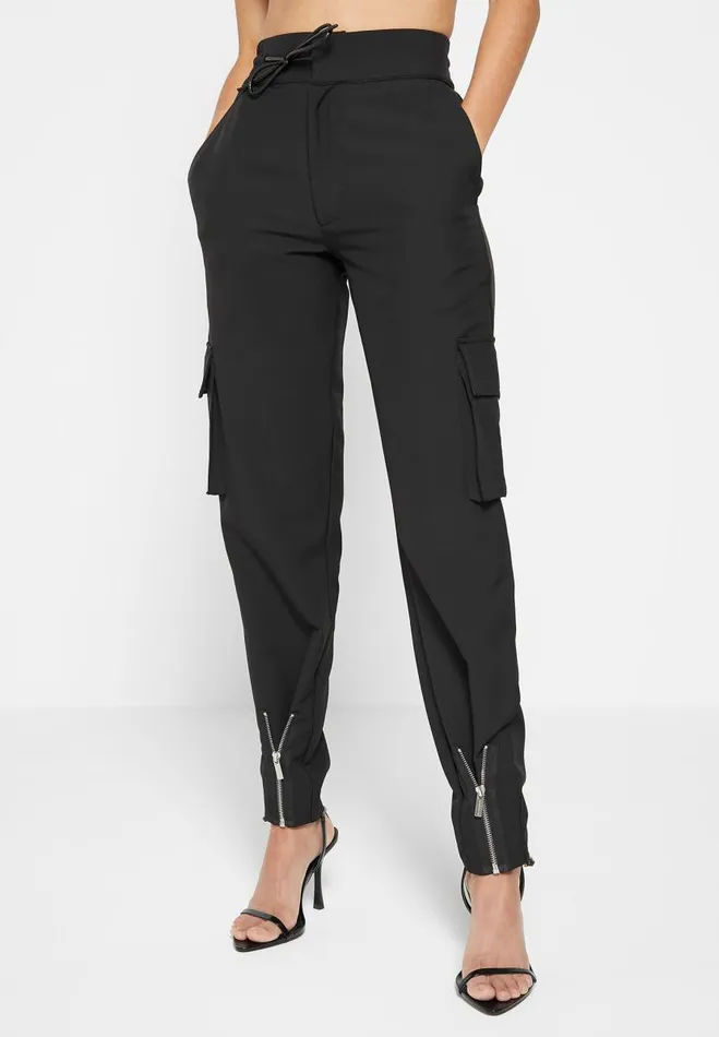 Manire De Voir Matching Sets Manire De Voir Woman Trousers With Zip Detail 8211 Black