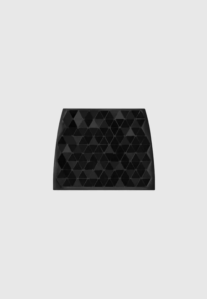 Manire De Voir Matching Sets Manire De Voir Woman Vegan Leather Mirrored Mini Skirt 8211 BlackBlack