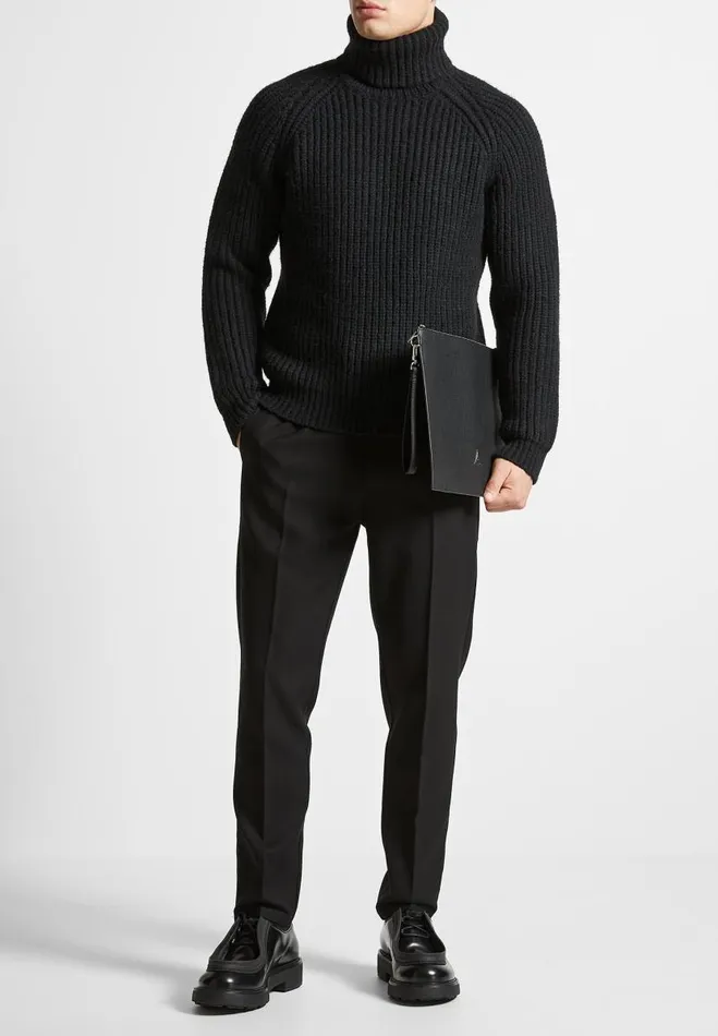 Manire De Voir Modern Tailoring Manire De Voir Man Slim Fit Tailored Trousers 8211 Black