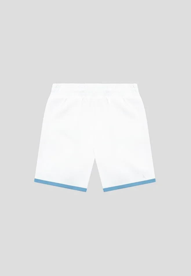 Manire De Voir Short Sets Manire De Voir Man Contrast Border Shorts 8211 WhiteBlue