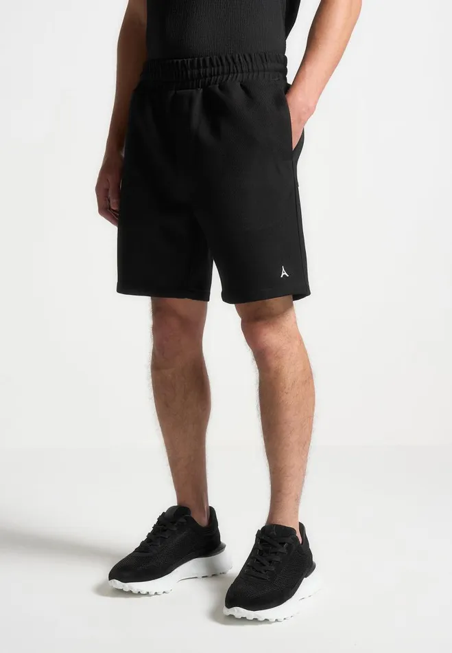 Manire De Voir Short Sets Manire De Voir Man Eiffel Twill Shorts 8211 Black