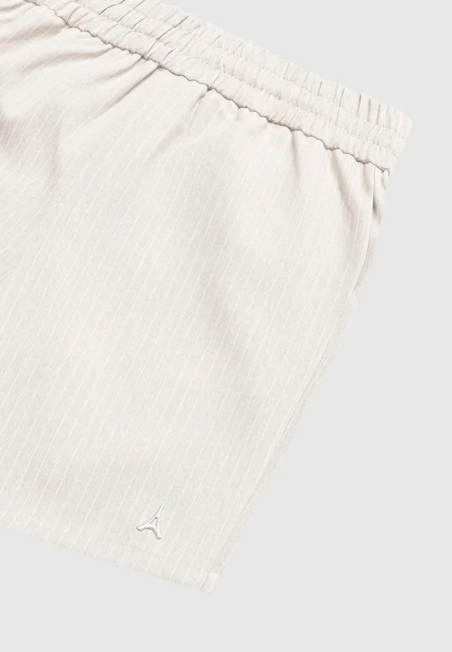 Manire De Voir Short Sets Manire De Voir Man Pinstripe Shorts 8211 Beige