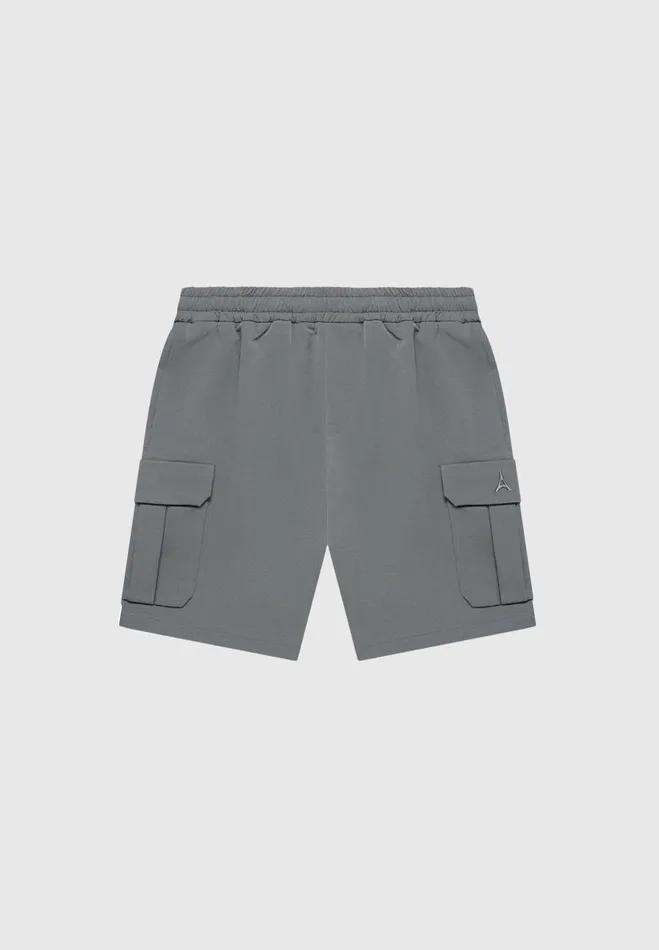 Manire De Voir Shorts Manire De Voir Man Technical Cargo Shorts 8211 Charcoal Grey