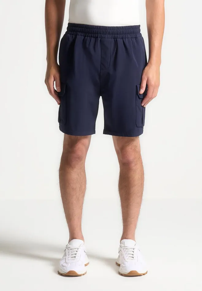 Manire De Voir Shorts Manire De Voir Man Technical Cargo Shorts 8211 Navy