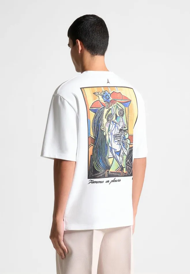 Manire De Voir TShirts and Tops Manire De Voir Man Picasso TShirt 8211 White