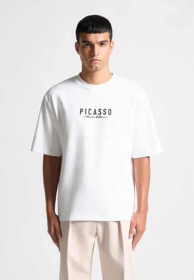 Manire De Voir TShirts and Tops Manire De Voir Man Picasso TShirt 8211 White