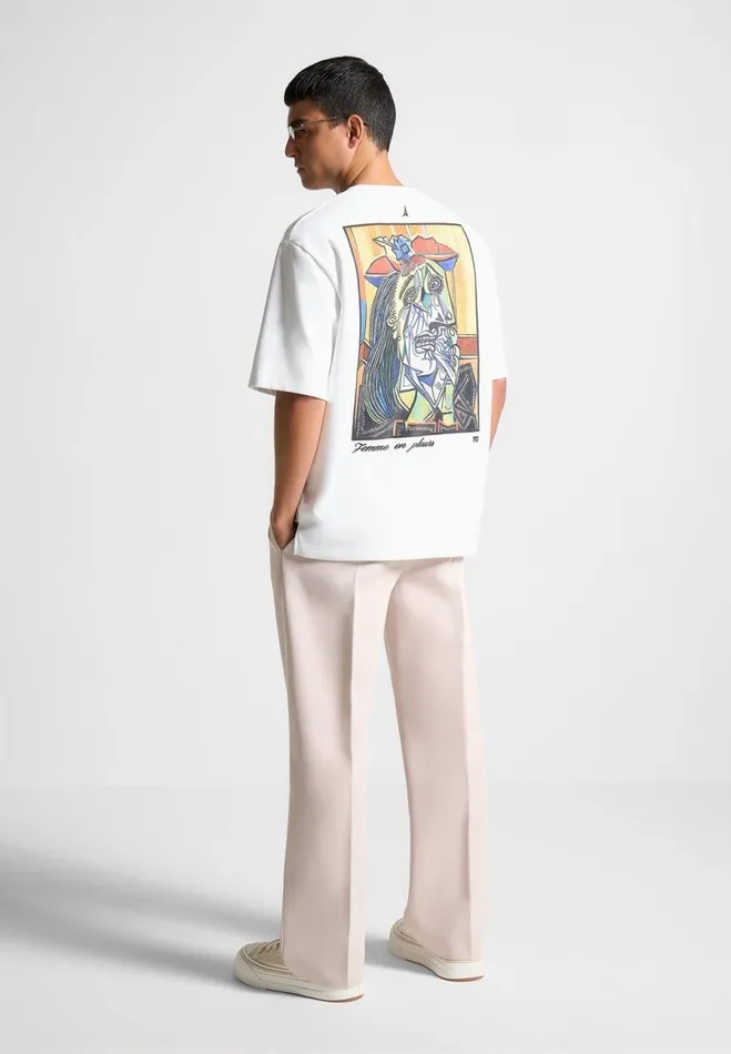 Manire De Voir TShirts and Tops Manire De Voir Man Picasso TShirt 8211 White