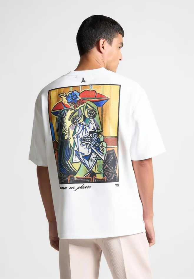 Manire De Voir TShirts and Tops Manire De Voir Man Picasso TShirt 8211 White