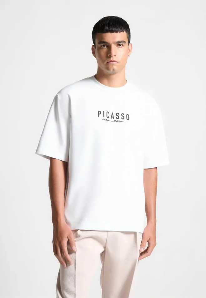 Manire De Voir TShirts and Tops Manire De Voir Man Picasso TShirt 8211 White