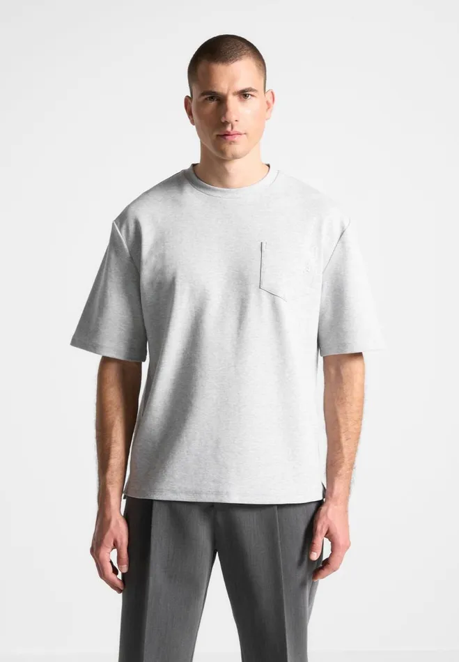 Manire De Voir TShirts and Tops Manire De Voir Man ternel Boxy Fit TShirt 8211 Grey