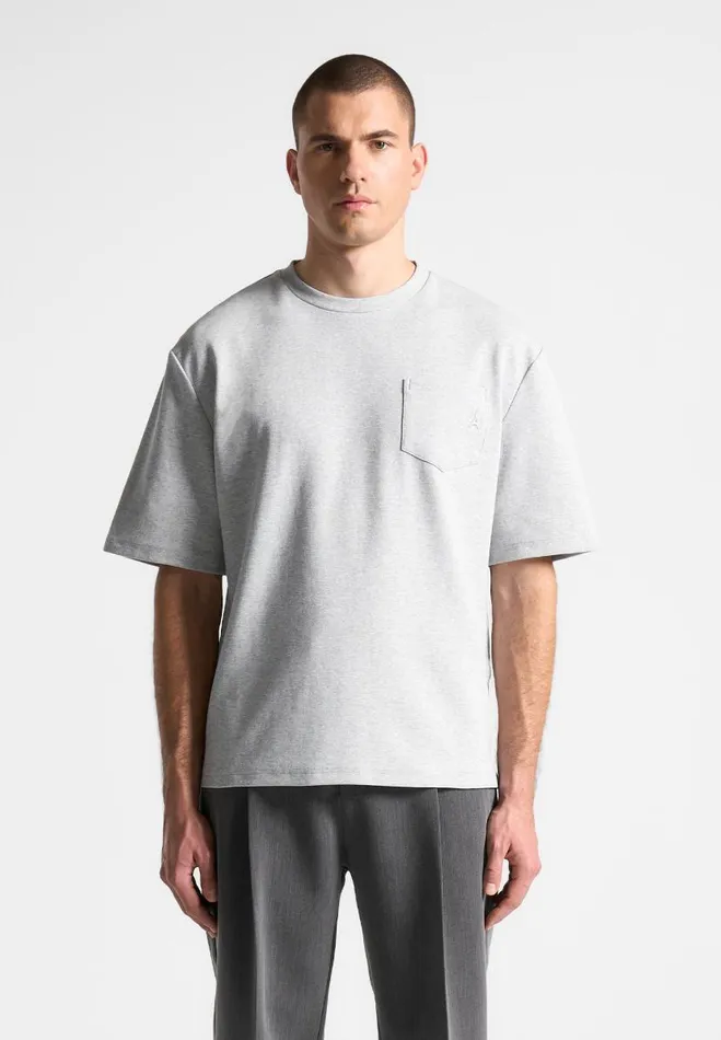 Manire De Voir TShirts and Tops Manire De Voir Man ternel Boxy Fit TShirt 8211 Grey