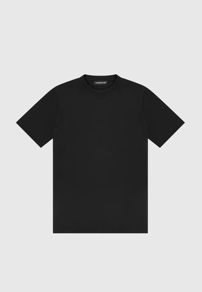 Manire De Voir TShirts and Tops Manire De Voir Man ternel Fitted Luxe TShirt 8211 Black