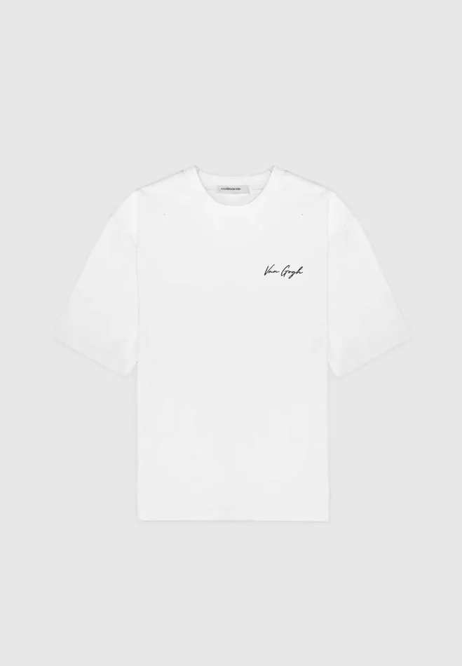 Manire De Voir TShirts and Tops Manire De Voir Man Van Gogh Graphic TShirt 8211 White