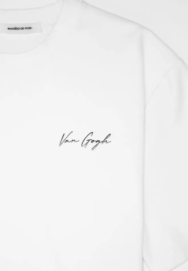 Manire De Voir TShirts and Tops Manire De Voir Man Van Gogh Graphic TShirt 8211 White