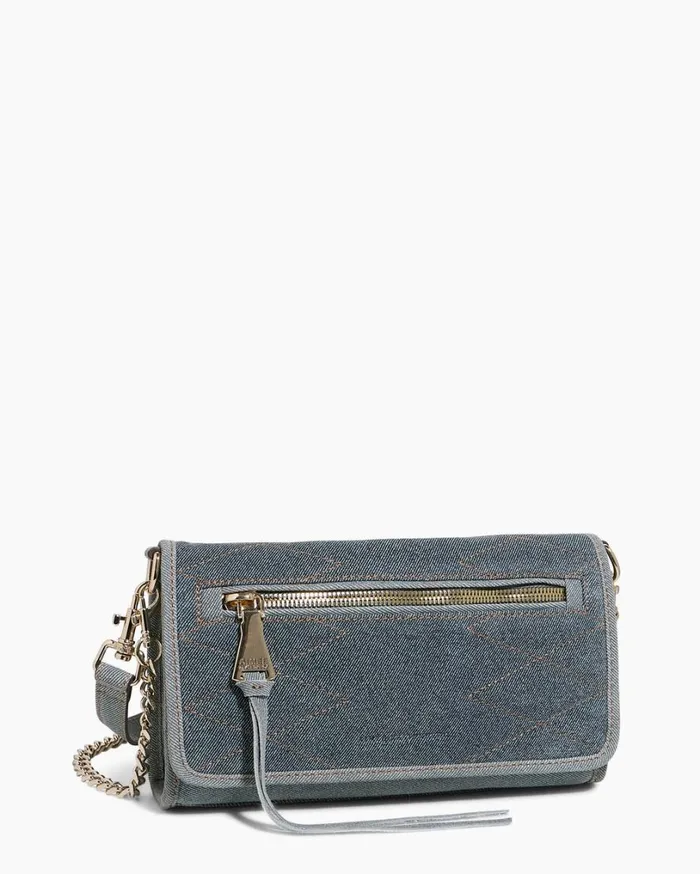 Mantra Convertible Shoulder Denim Leather Women Aimee Kestenberg Satchels
