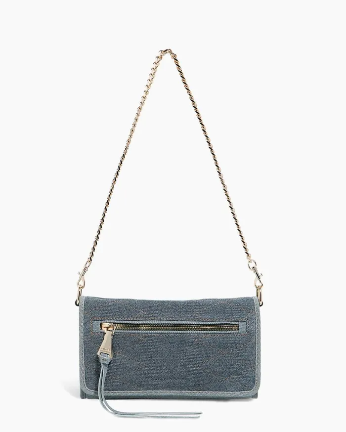 Mantra Convertible Shoulder Denim Leather Women Aimee Kestenberg Satchels