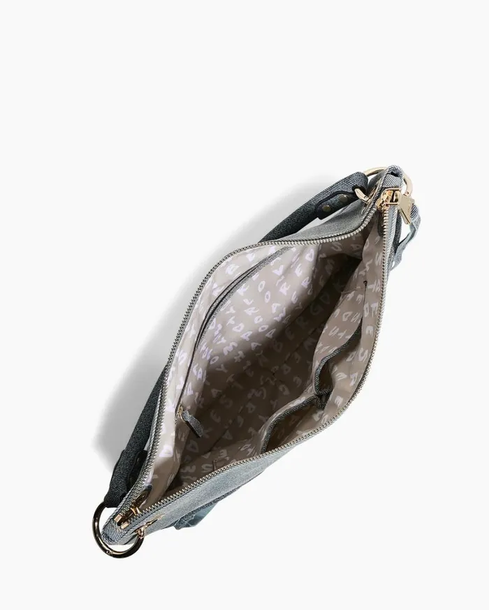 Mantra Perfect Shoulder Denim Leather Women Aimee Kestenberg Satchels