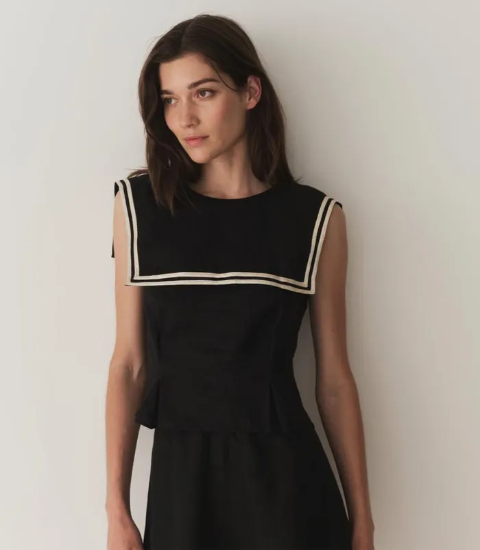 MARGIE TOP Black Shop DEN Tops