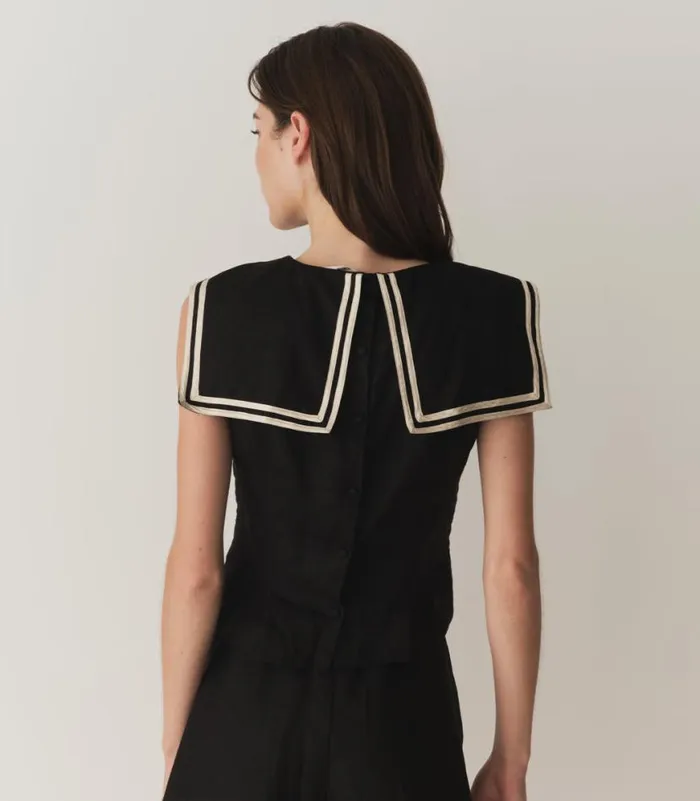 MARGIE TOP Black Shop DEN Tops