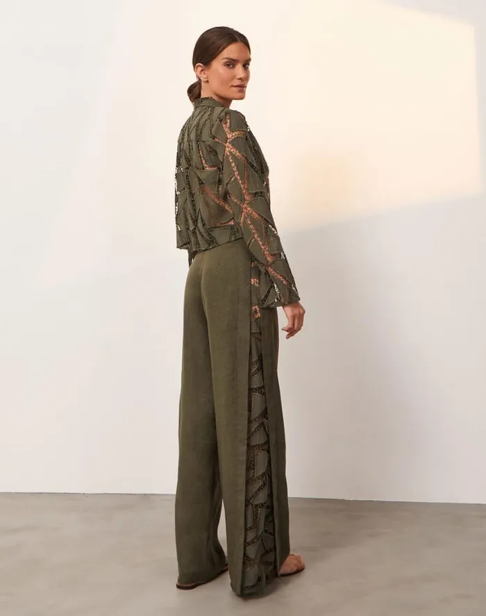 Matching Sets Women ViX Paula Hermanny Bree Pants 8211 Evergreen