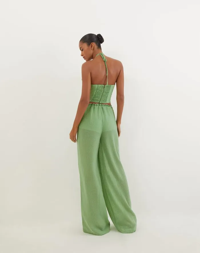 Matching Sets Women ViX Paula Hermanny Coco Detail Top 8211 Aloe