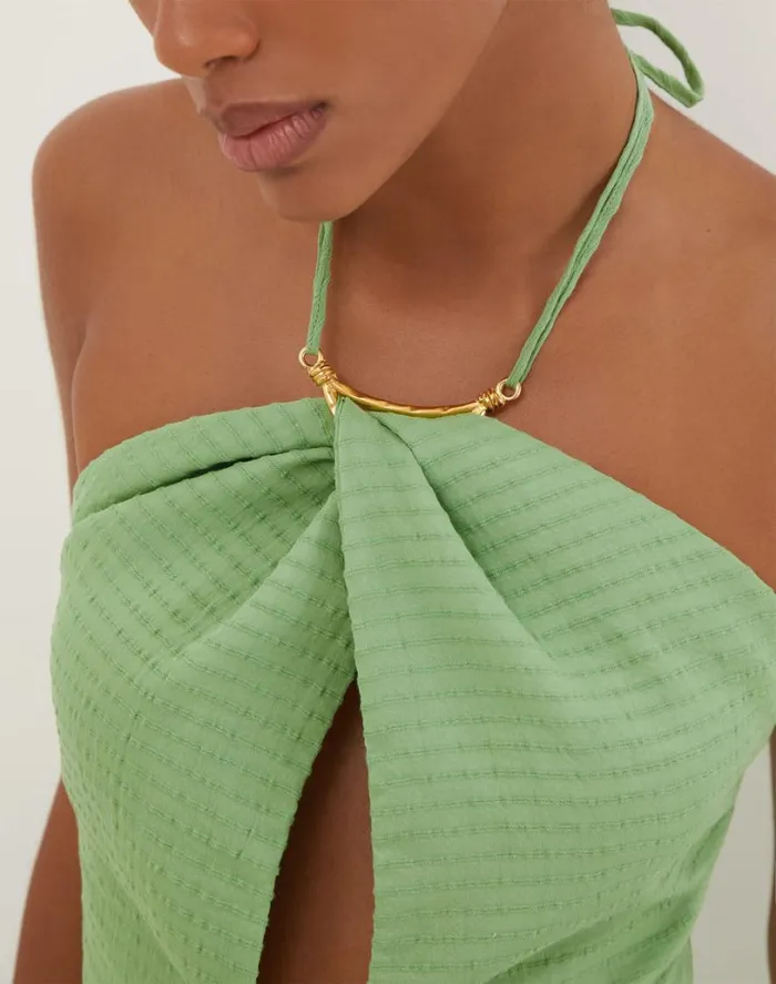 Matching Sets Women ViX Paula Hermanny Coco Detail Top 8211 Aloe