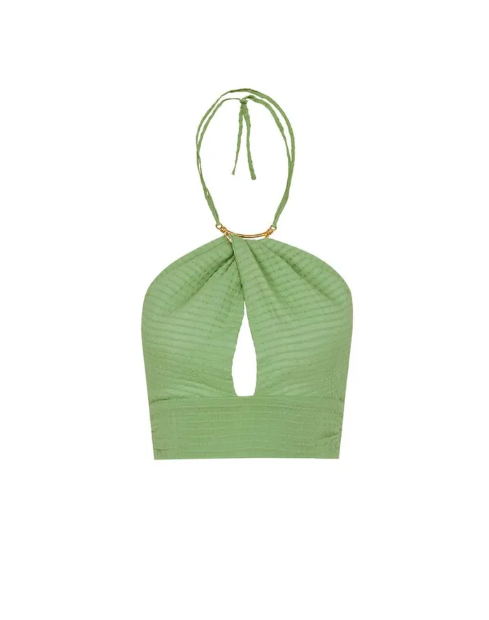 Matching Sets Women ViX Paula Hermanny Coco Detail Top 8211 Aloe