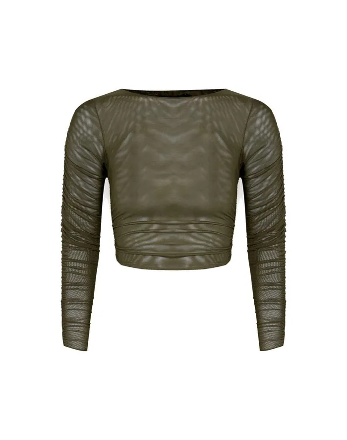 Matching Sets Women ViX Paula Hermanny Mira Long Sleeve Top 8211 Evergreen