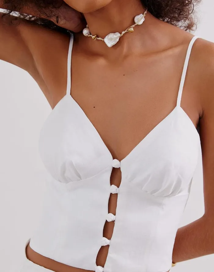 Matching Sets Women ViX Paula Hermanny Wendy Top 8211 Off White