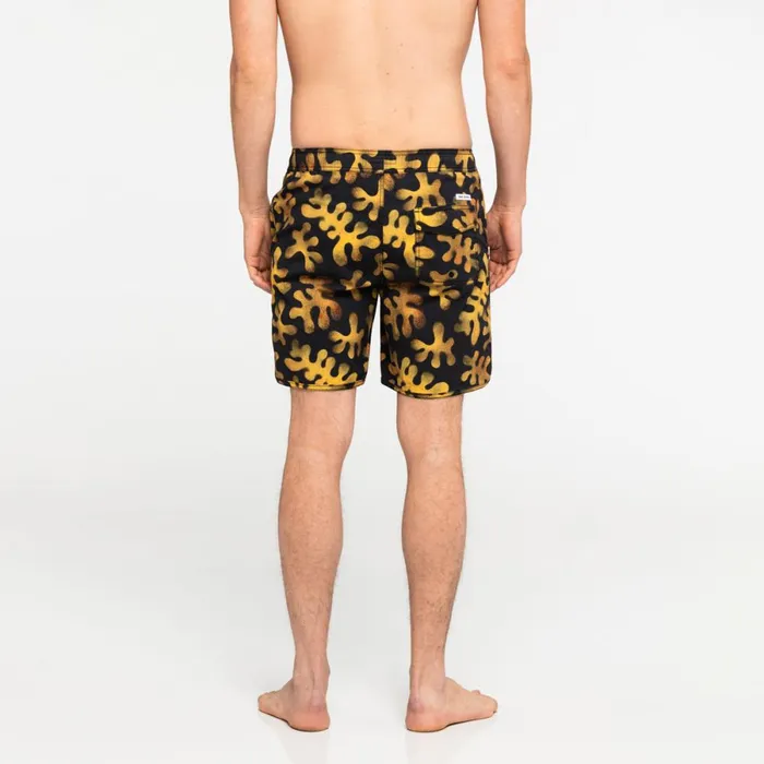 Men Banks Journal Boardshorts Barrier Elastic Boardshort Dirty Black