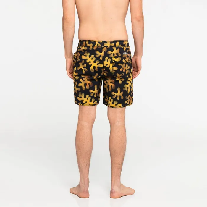 Men Banks Journal Boardshorts Barrier Elastic Boardshort Dirty Black