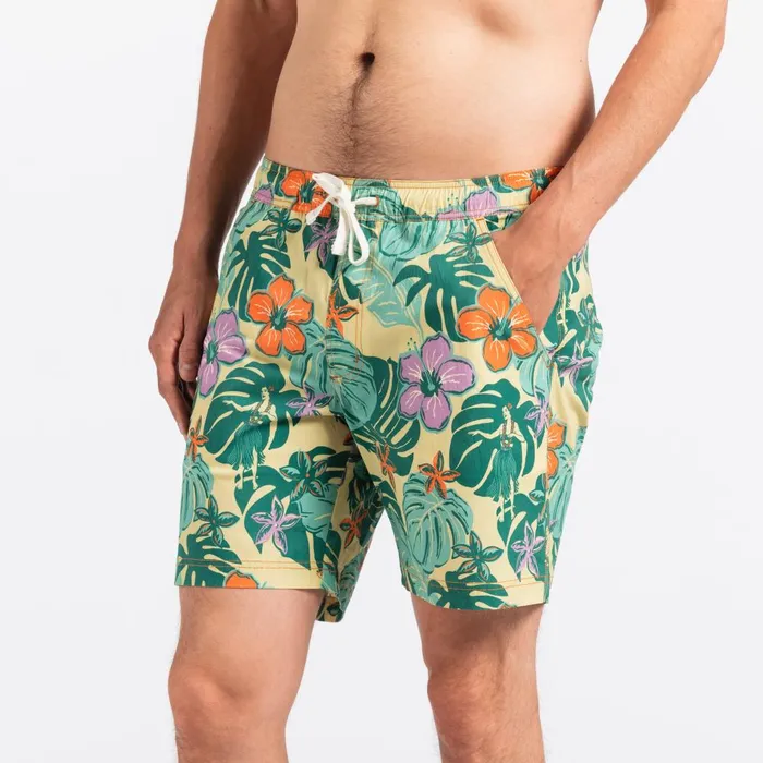 Men Banks Journal Boardshorts Lei Day Elastic Boardshort Light Lemon Men Banks Journal Boardshorts Lei Day Elastic Boardshort Light Lemon