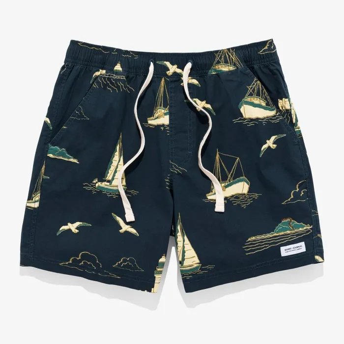 Men Banks Journal Boardshorts Mariner Elastic Boardshort Dirty Denim
