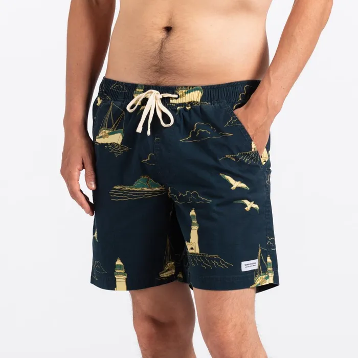 Men Banks Journal Boardshorts Mariner Elastic Boardshort Dirty Denim