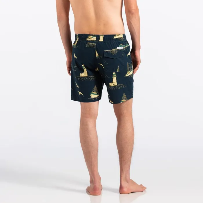 Men Banks Journal Boardshorts Mariner Elastic Boardshort Dirty Denim