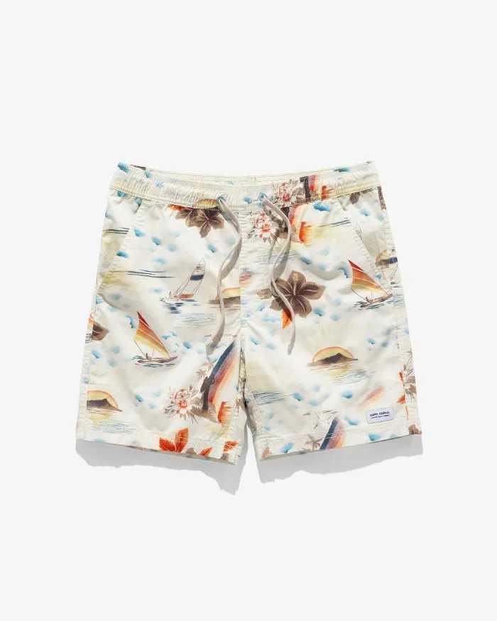 Men Banks Journal Boardshorts Rainbows Elastic Boardshort Blue Fog