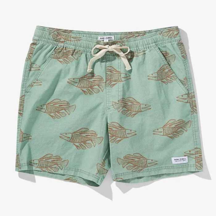 Men Banks Journal Boardshorts Scales Boardshort Basil