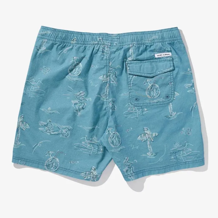 Men Banks Journal Boardshorts Seaside Boardshort Smoke Blue