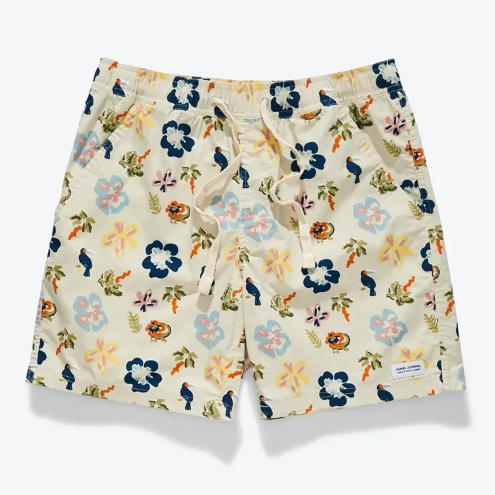Men Banks Journal Boardshorts Travels Elastics Boardshort Bone