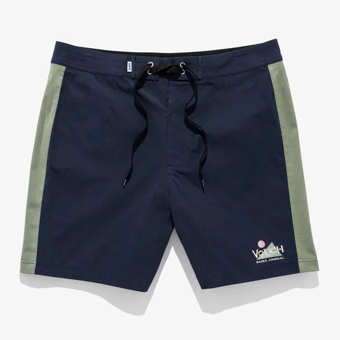 Men Banks Journal Boardshorts Vouch Short Cut Boardshort Dirty Denim