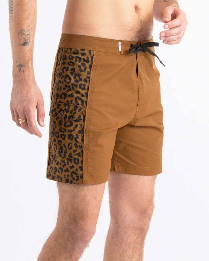 Men Banks Journal Boardshorts Wild Boardshort Dark Amber
