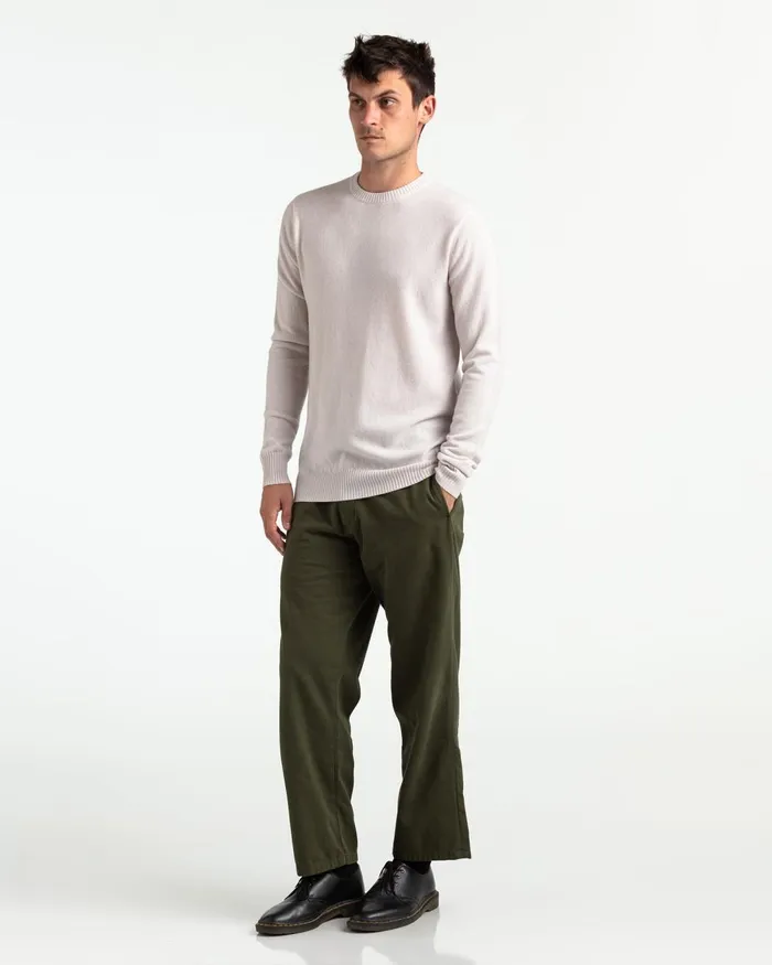 Men Banks Journal Fleeces and Knitwear Berlin Knitwear Bone