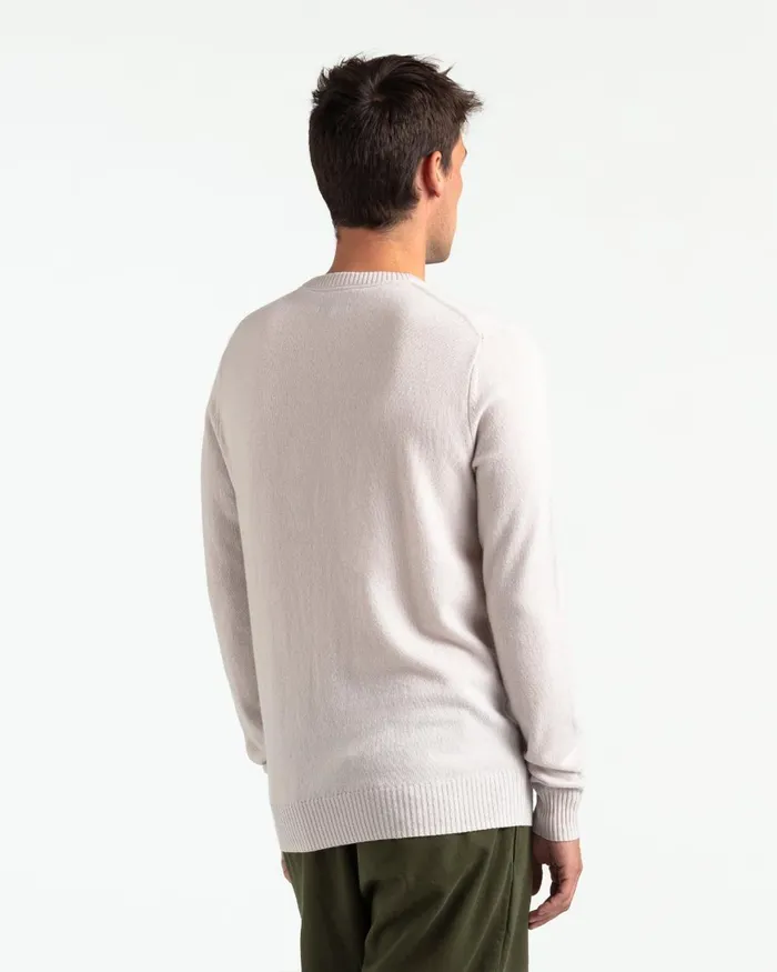 Men Banks Journal Fleeces and Knitwear Berlin Knitwear Bone