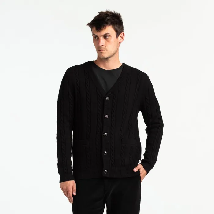 Men Banks Journal Fleeces and Knitwear Off The Grid Knitwear Dirty Black